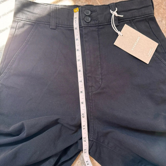 NWT Everlane Bottom Organic Cotton Crop Wide-leg Black size 2 - Picture 12 of 16